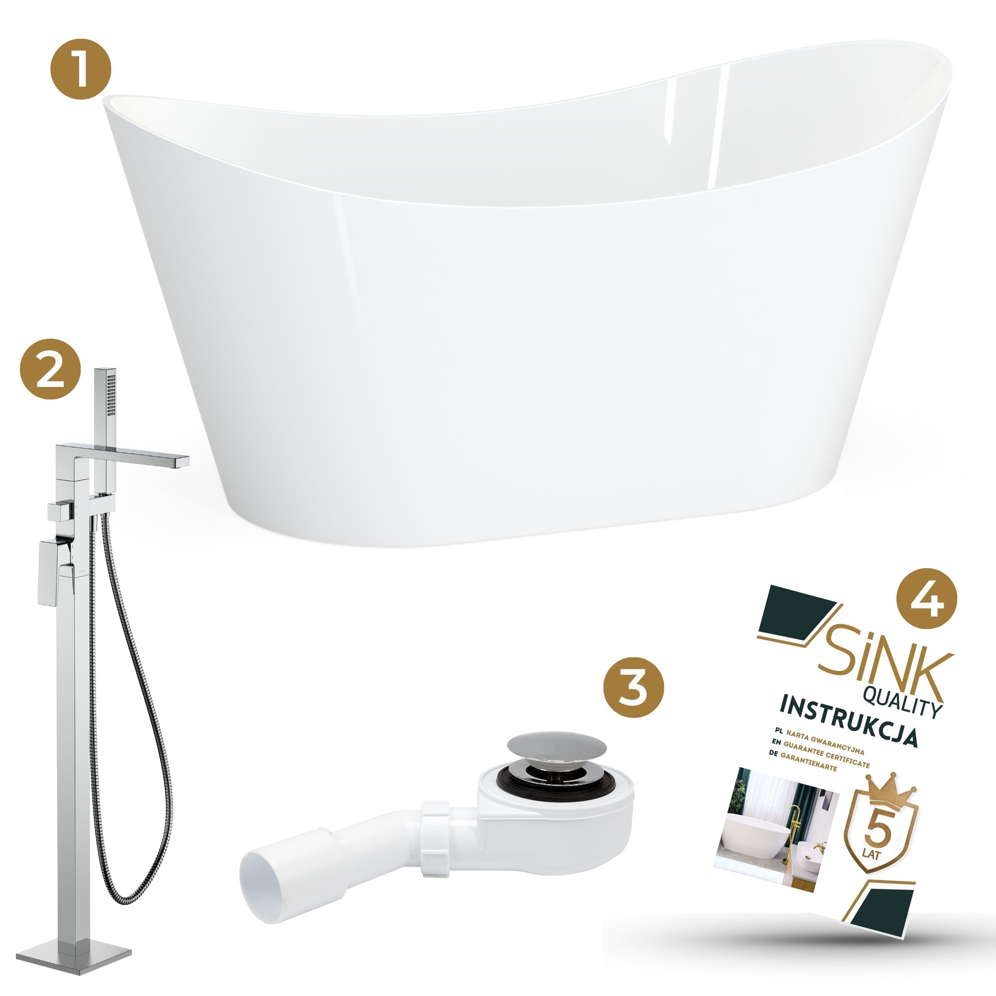 Zestaw: Wanna Marcela 150 + wolnostojąca